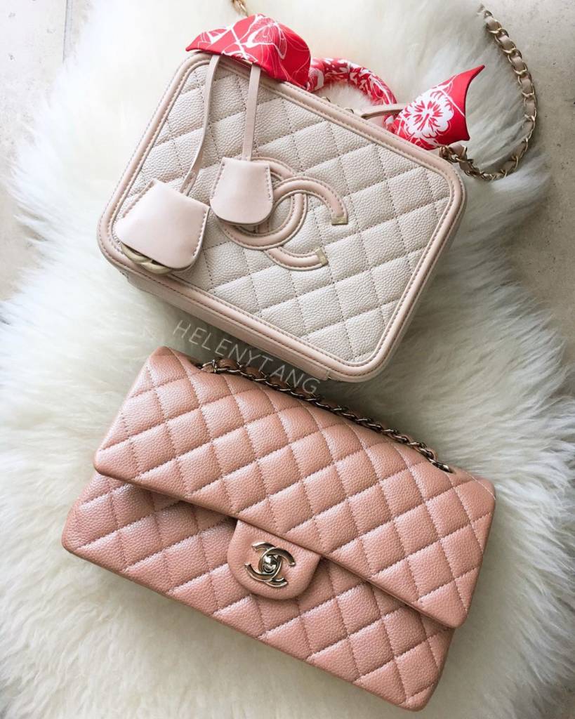 chanel classic chevron flap bag