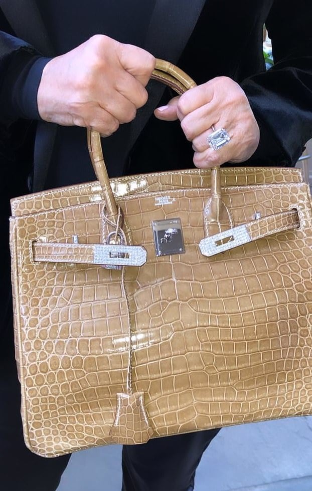 kris jenner birkin bag