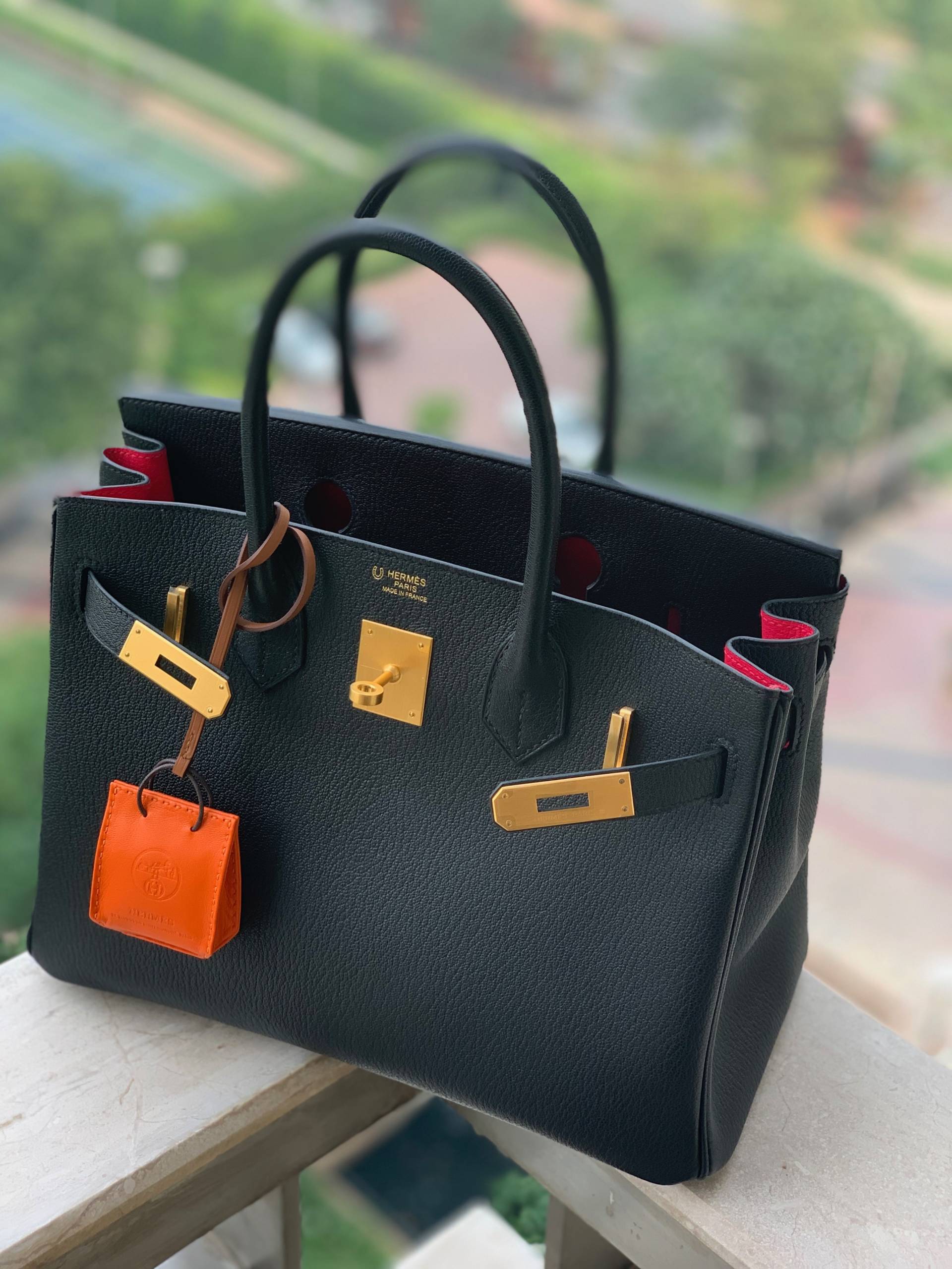 mini black birkin