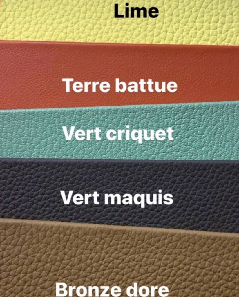 hermes color chart 2018