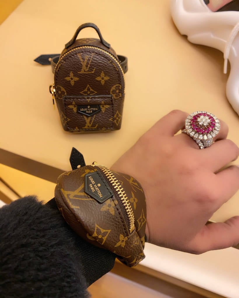 Louis Vuitton party bracelet bumbag Palm Springs backpack