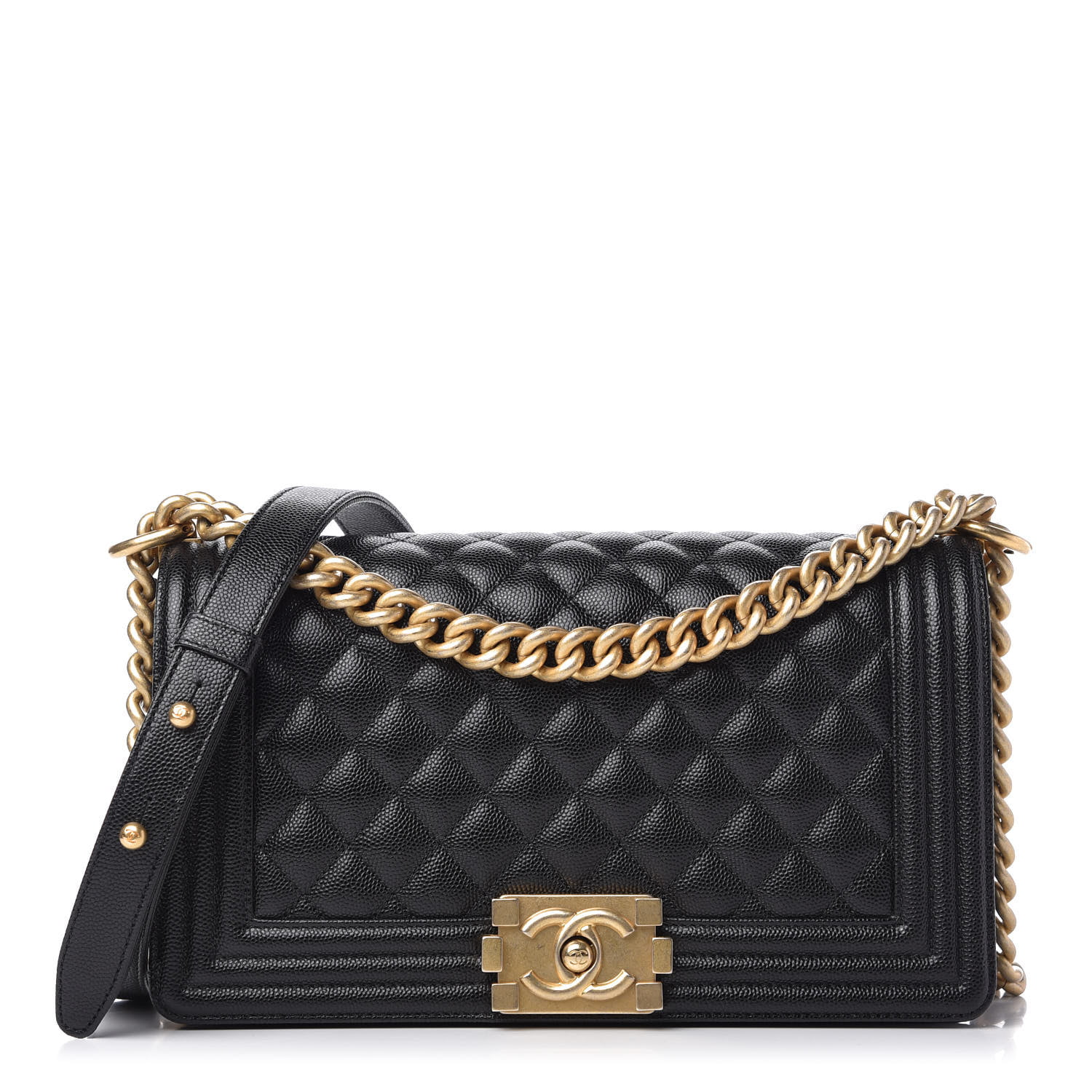 Chanel Strikes Gold: The Chanel 23P Caviar Classic Flap - PurseBop