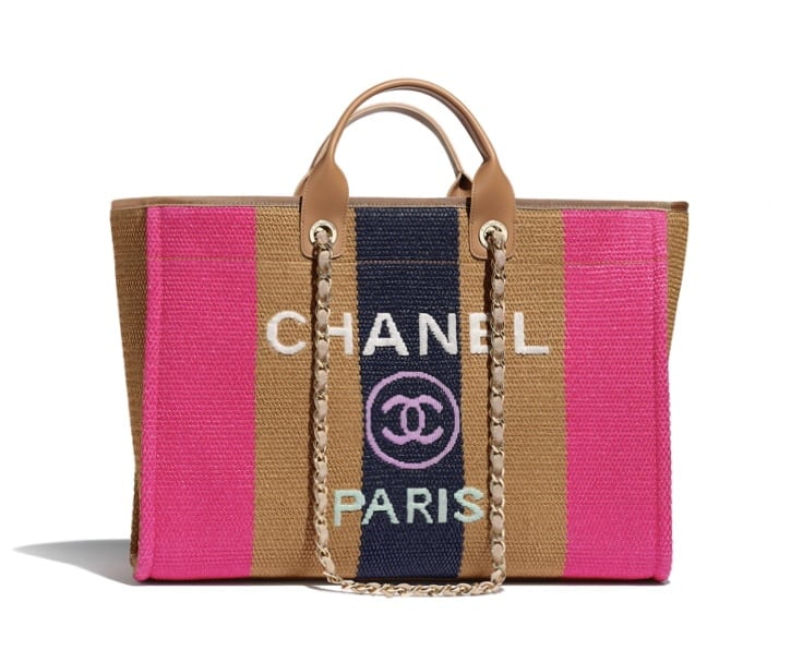 chanel beach bag 2020