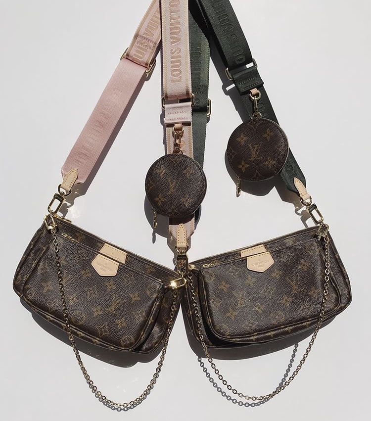 Louis Vuitton Multi Pochette Bag With Pink Strap – LuxuryPromise