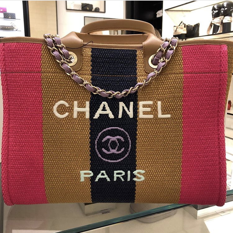 chanel deauville tote 2020