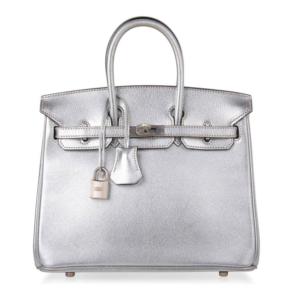 Hermes Shadow Birkin 25 Bag Gold Evercalf Limited Edition