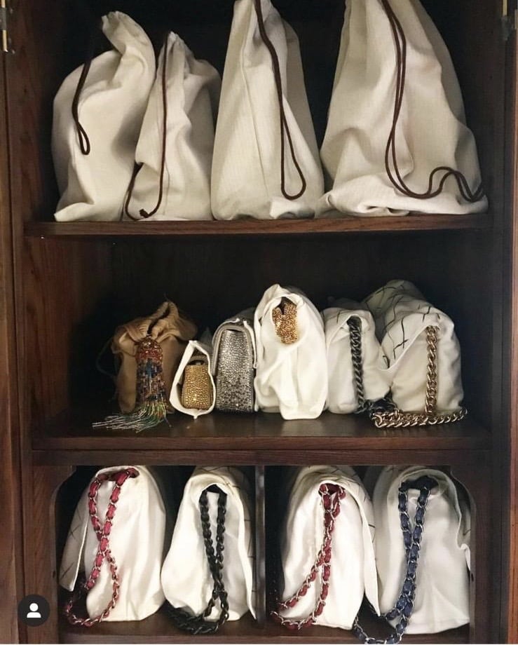 designer handbag storage