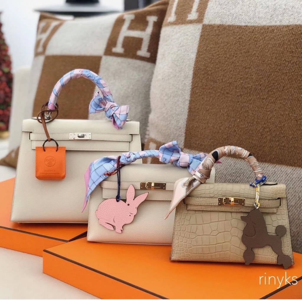 How to tie #hermes twilly on your Birkin Bag *Asianfashionista* 