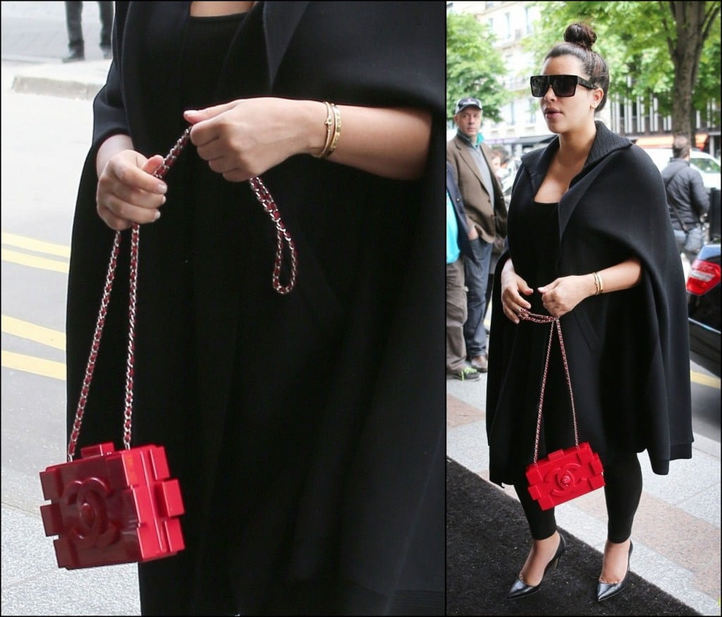 kim k chanel bag