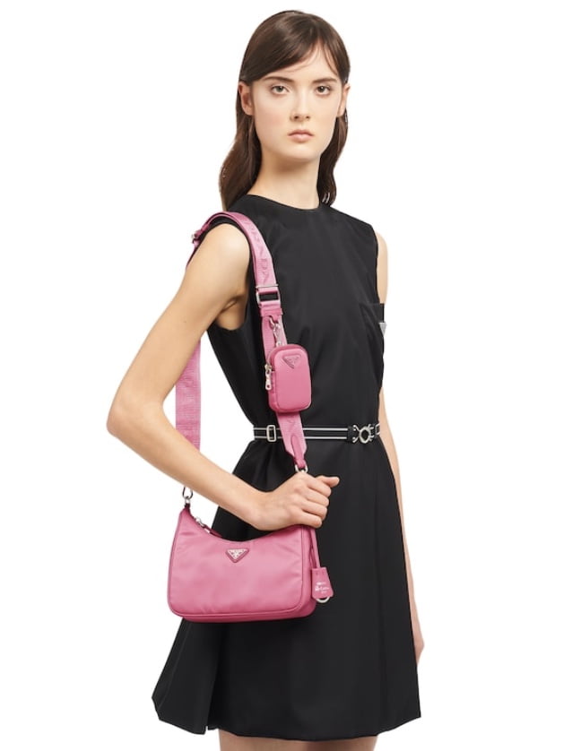 Prada Black Nylon Multi-Pochette with Detachable Straps - Handbags & Purses  - Costume & Dressing Accessories