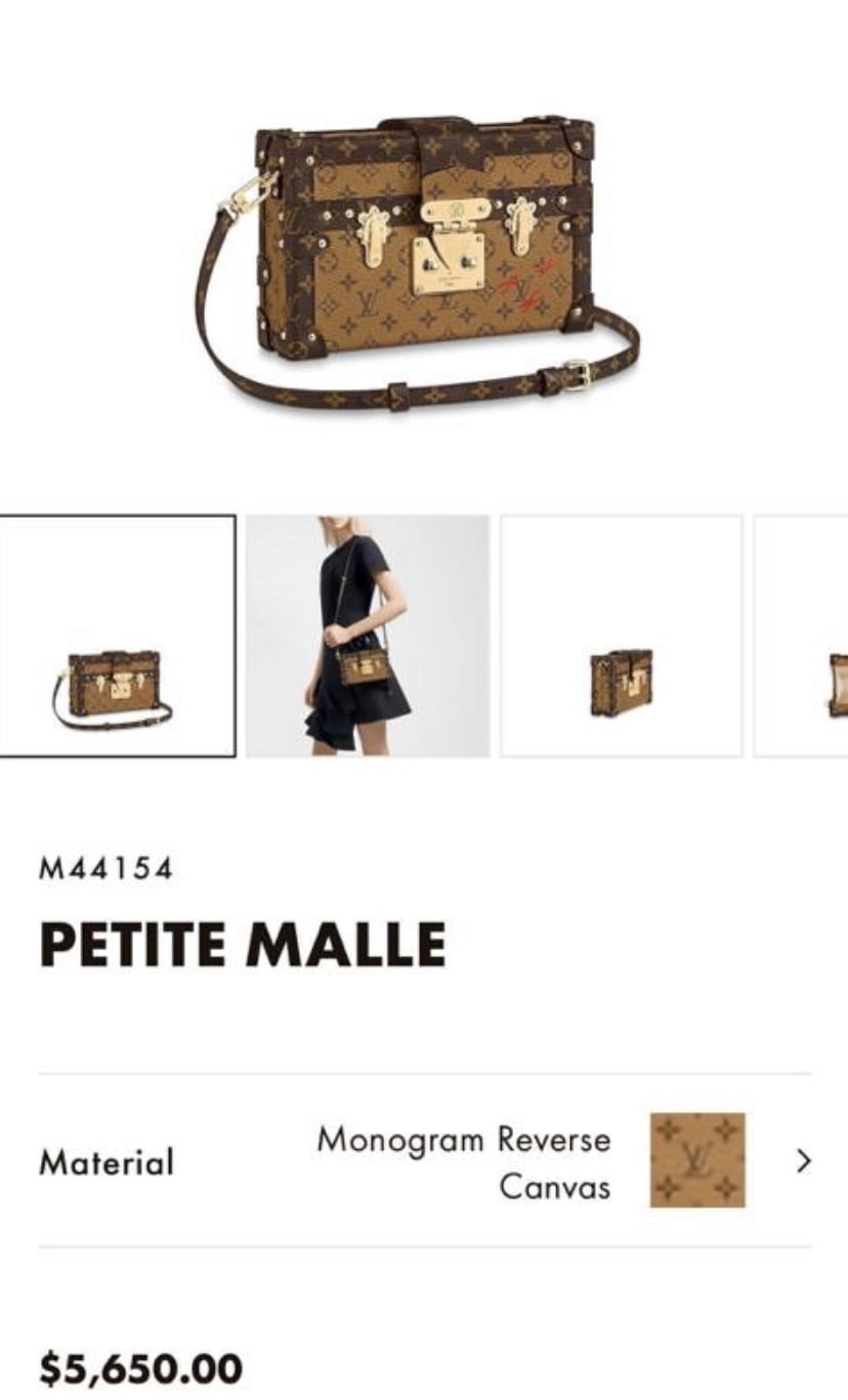 Louis Vuitton Petite Malle 2020 Price