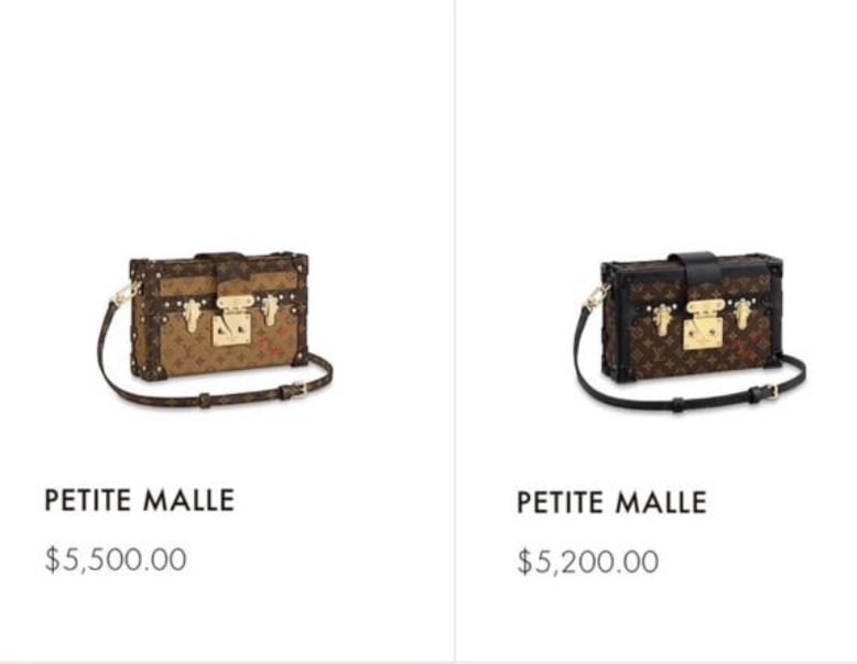 Louis Vuitton Petite Malle 2019 Price