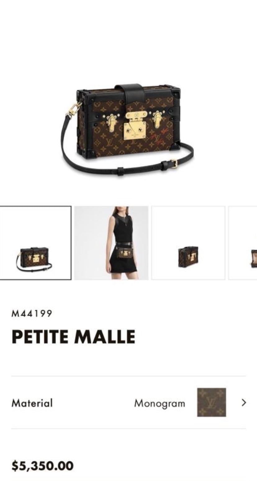 Louis Vuitton Petite Malle 2020 Price
