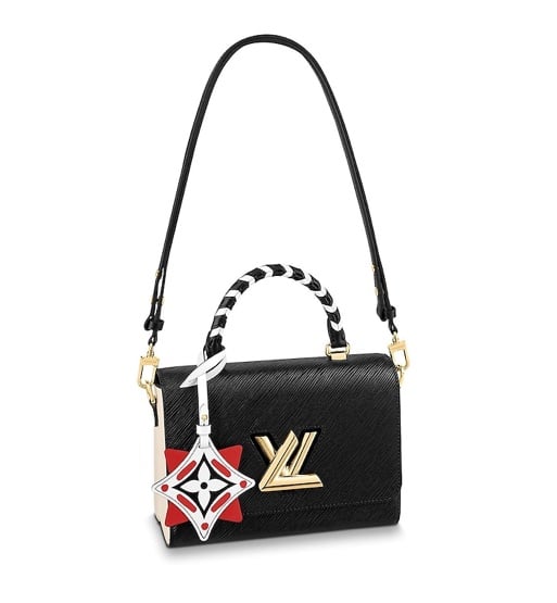 Louis Vuitton Twist and Twisty Epi MM Black/White in Cowhide Leather with  Gold-tone - US