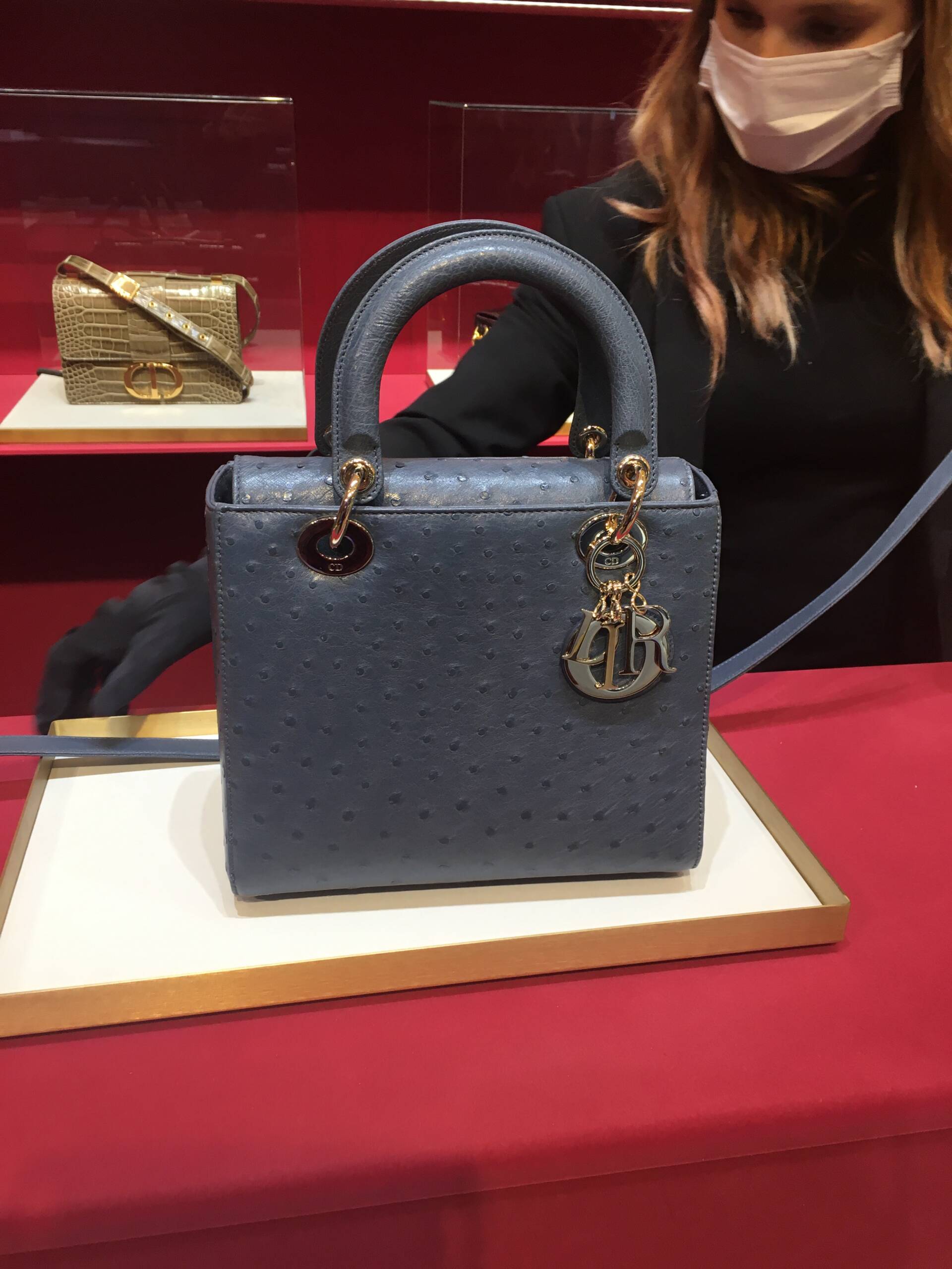 lady dior ostrich