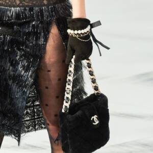 Shearling Bucket Bag by Chanel