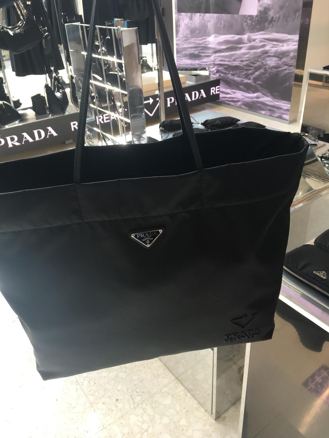 Prada Re-Nylon Shopping Bag