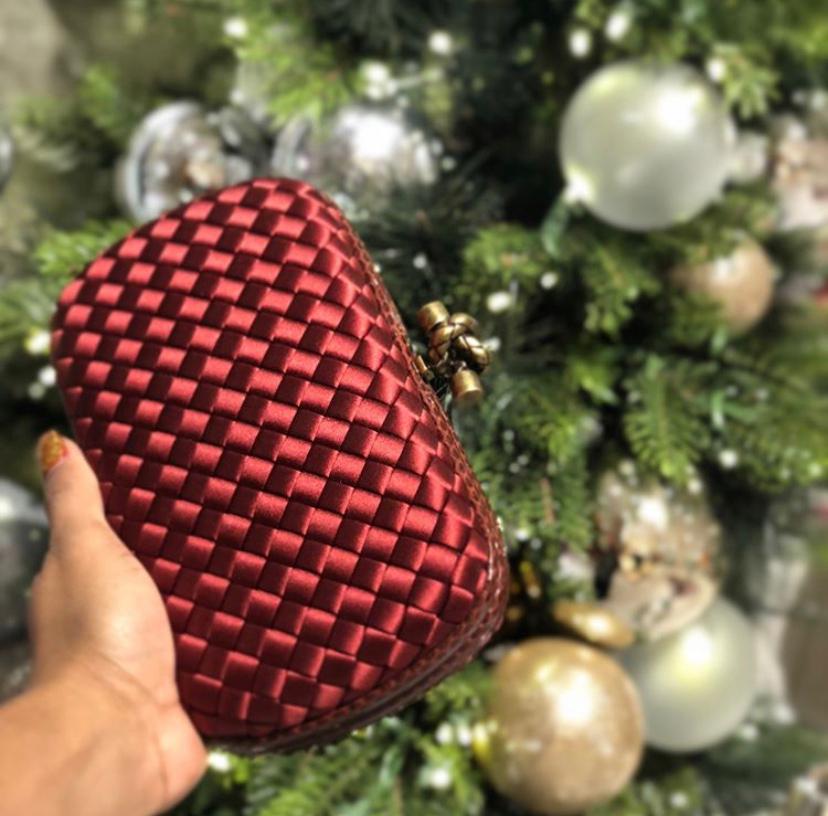 Bottega Veneta's Knot clutch in 18 carat gold