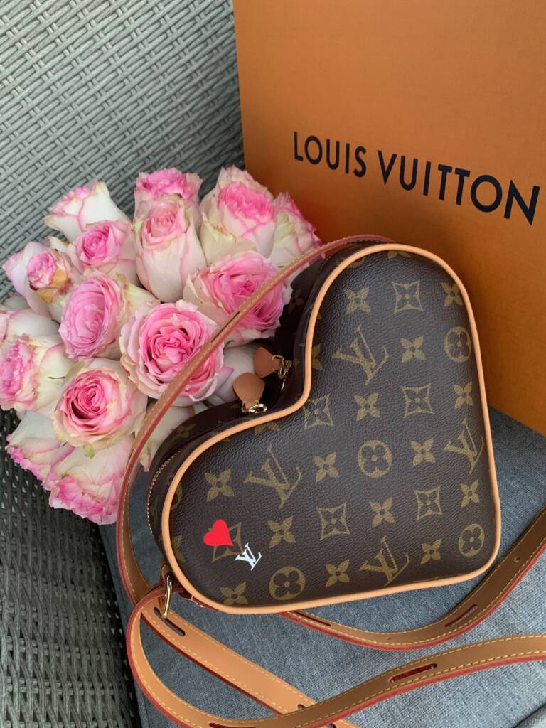 Louis Vuitton 2000s Monogram Heart Pouch · INTO