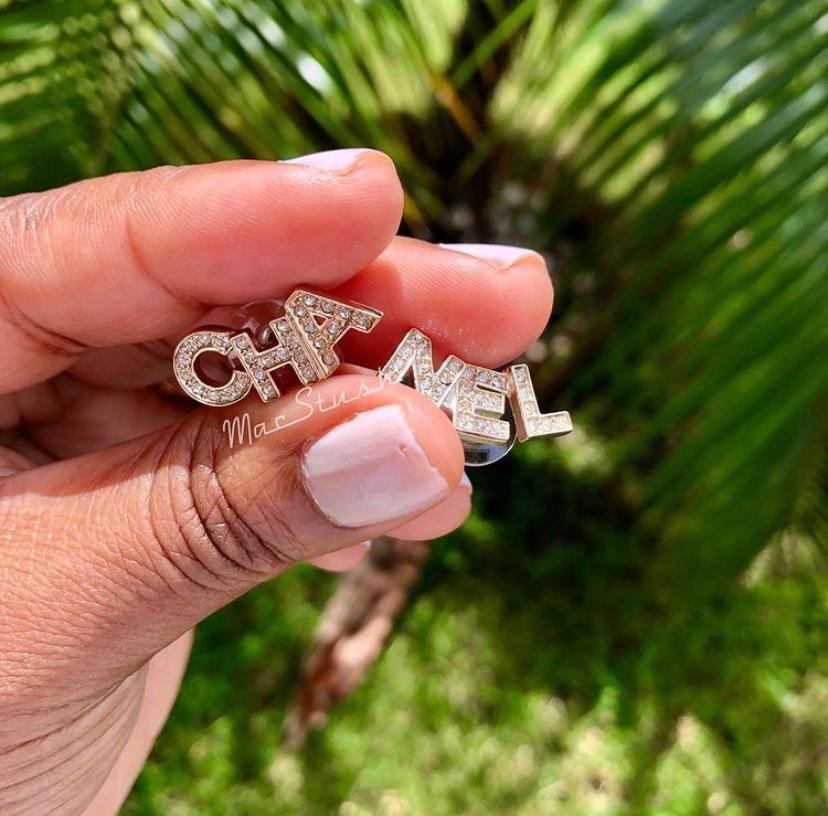 chanel earrings cc authentic