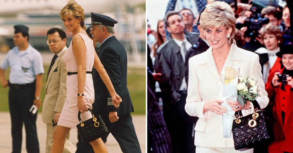 Diana with Lady Dior Bag