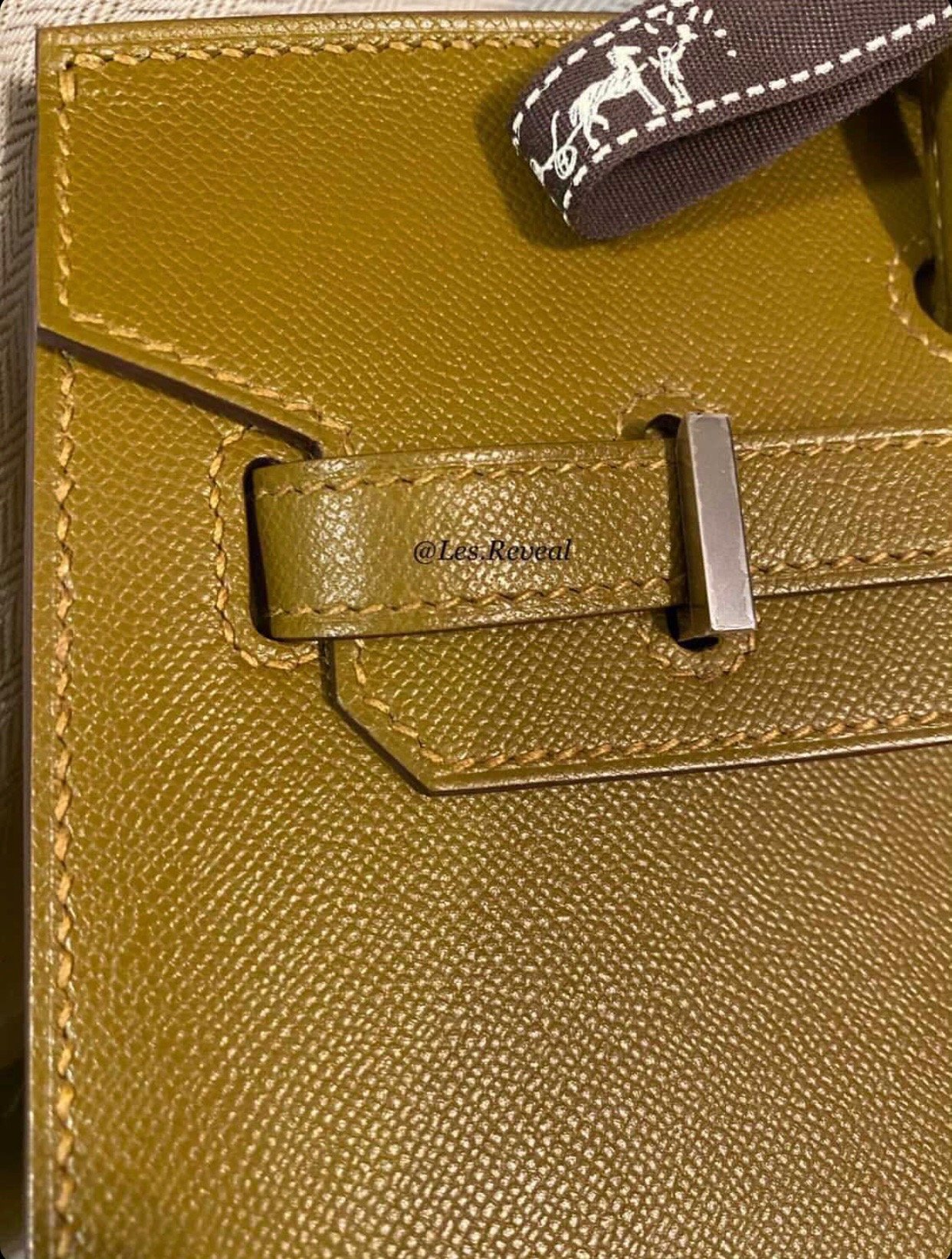 Hermes Birkin 25 Vert Bronze Veau Madame Gold Hardware