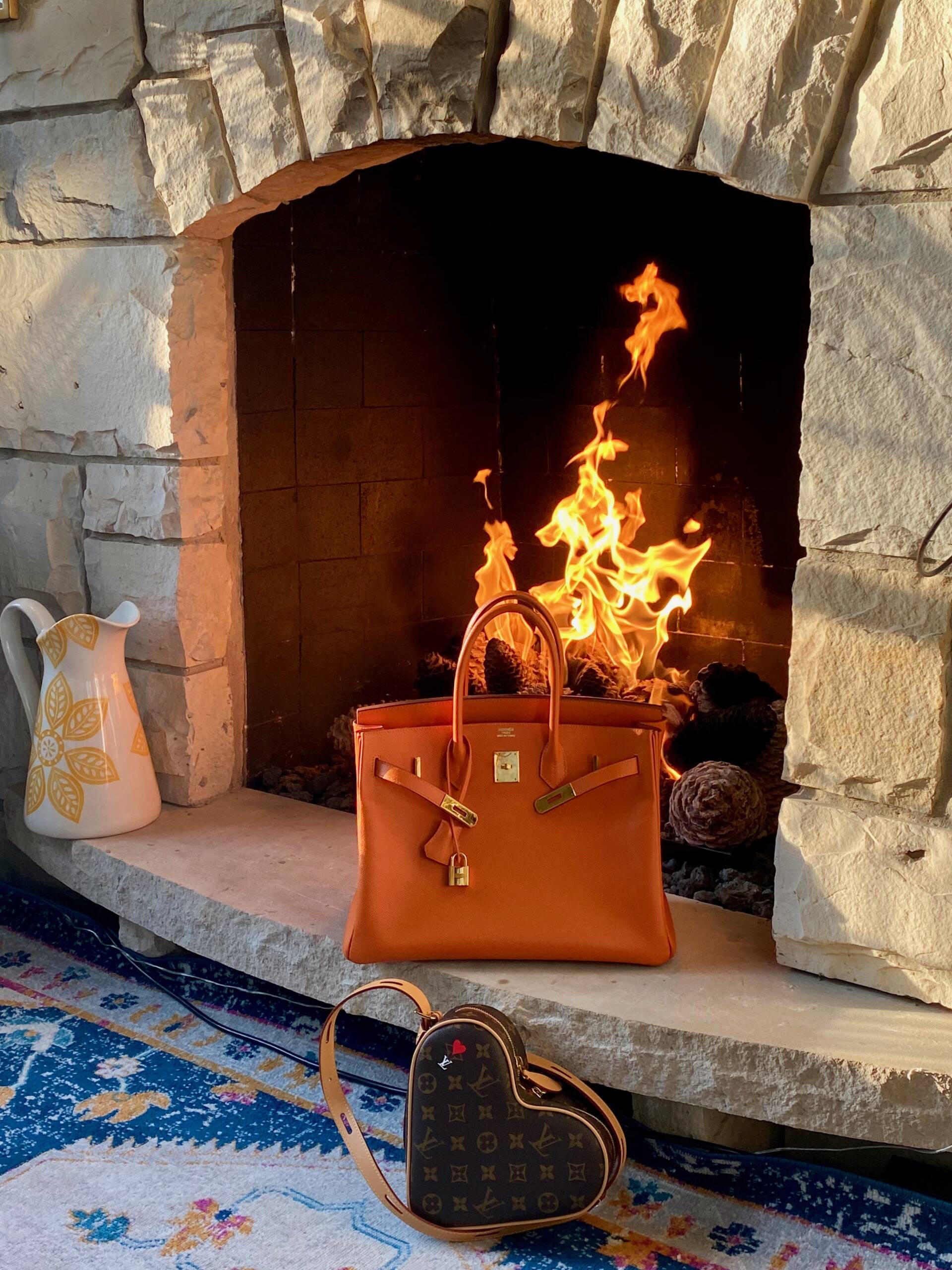 Hermes Birkin Bag in Signature Orange