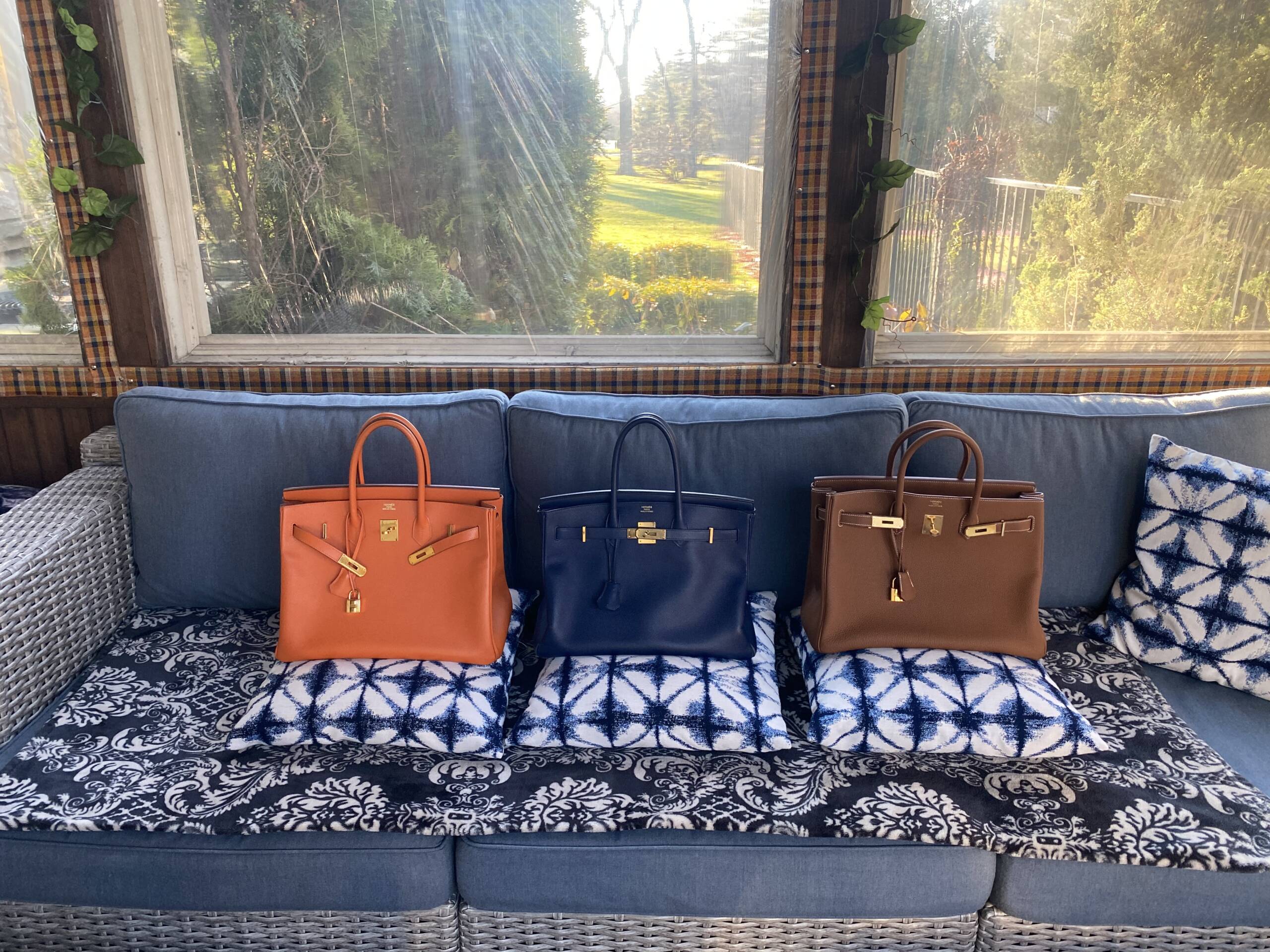 All about the red ❤️ Hermes Birkin 35 Hermes Kelly 35 What's