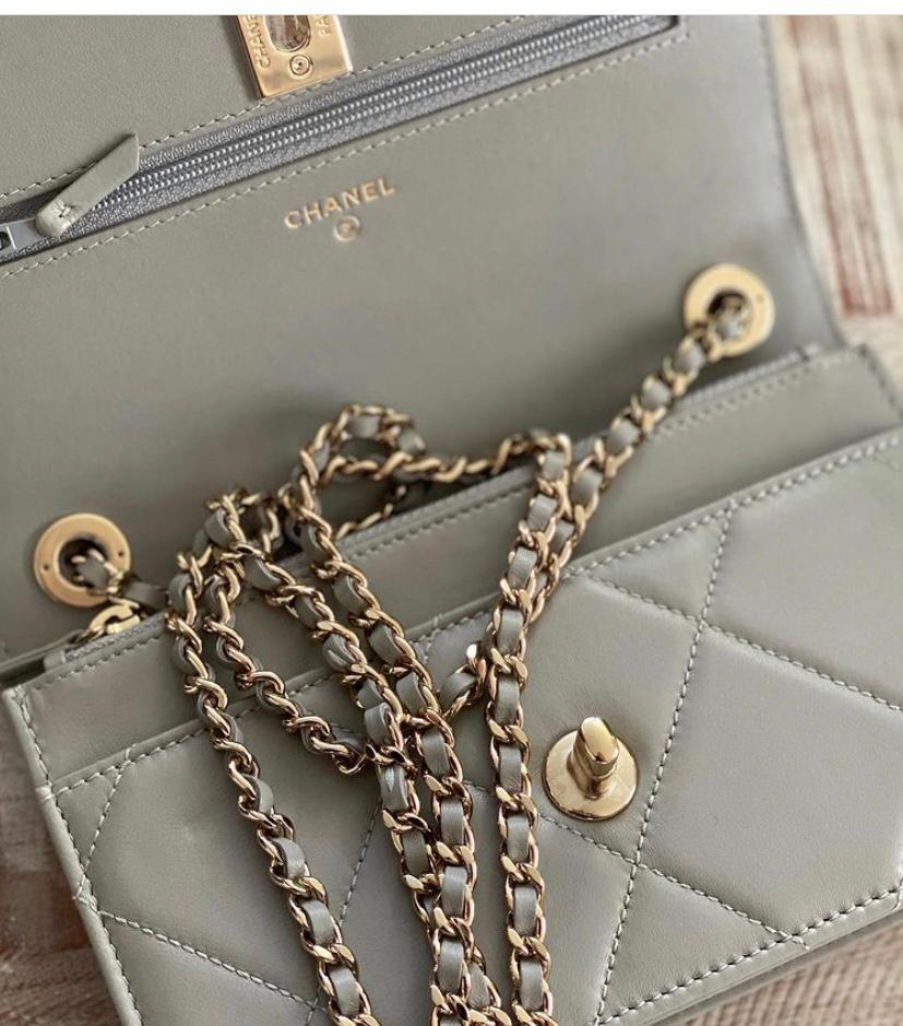 𝐁𝐍𝐂𝐓👜]💛 Chanel Trendy CC Flap Bag Hardware Protective