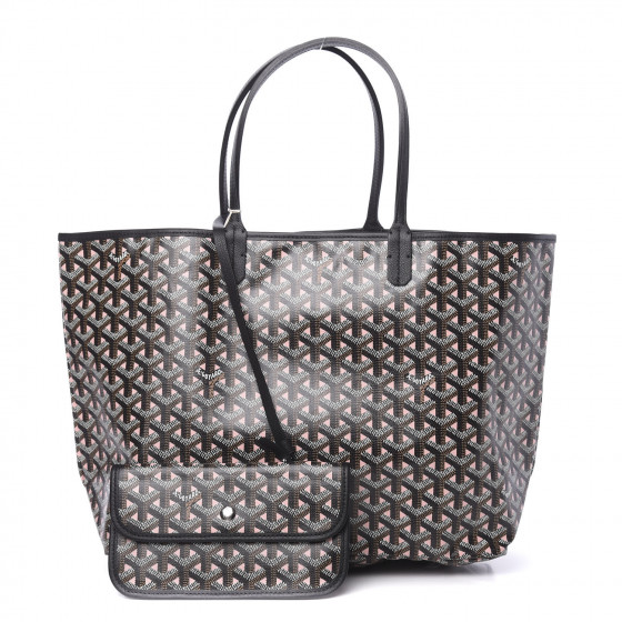 Goyard White/Orange Goyardine Coated Canvas and Leather Poitiers Clair