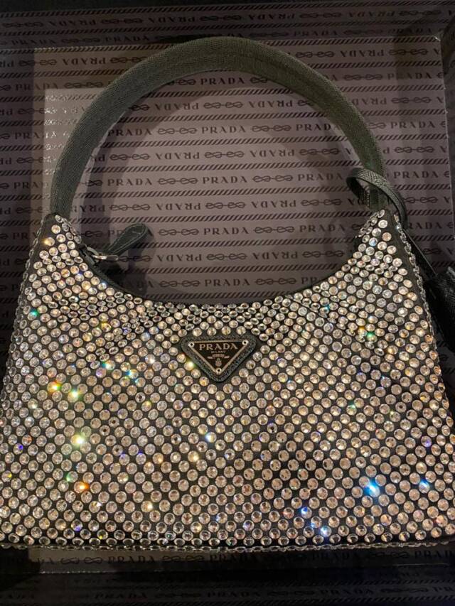 prada re edition 2000 crystal