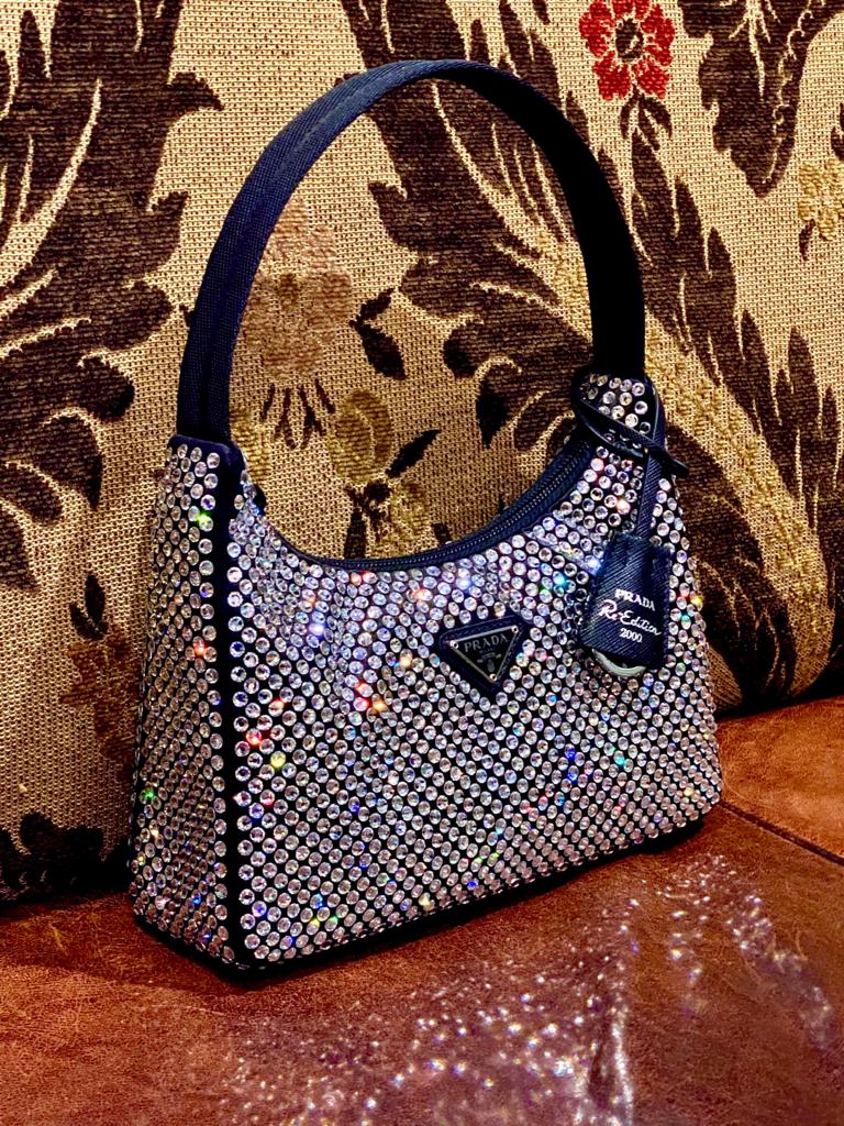 Prada, Bags, Prada Crystal 200 Re Edition Rare Bag