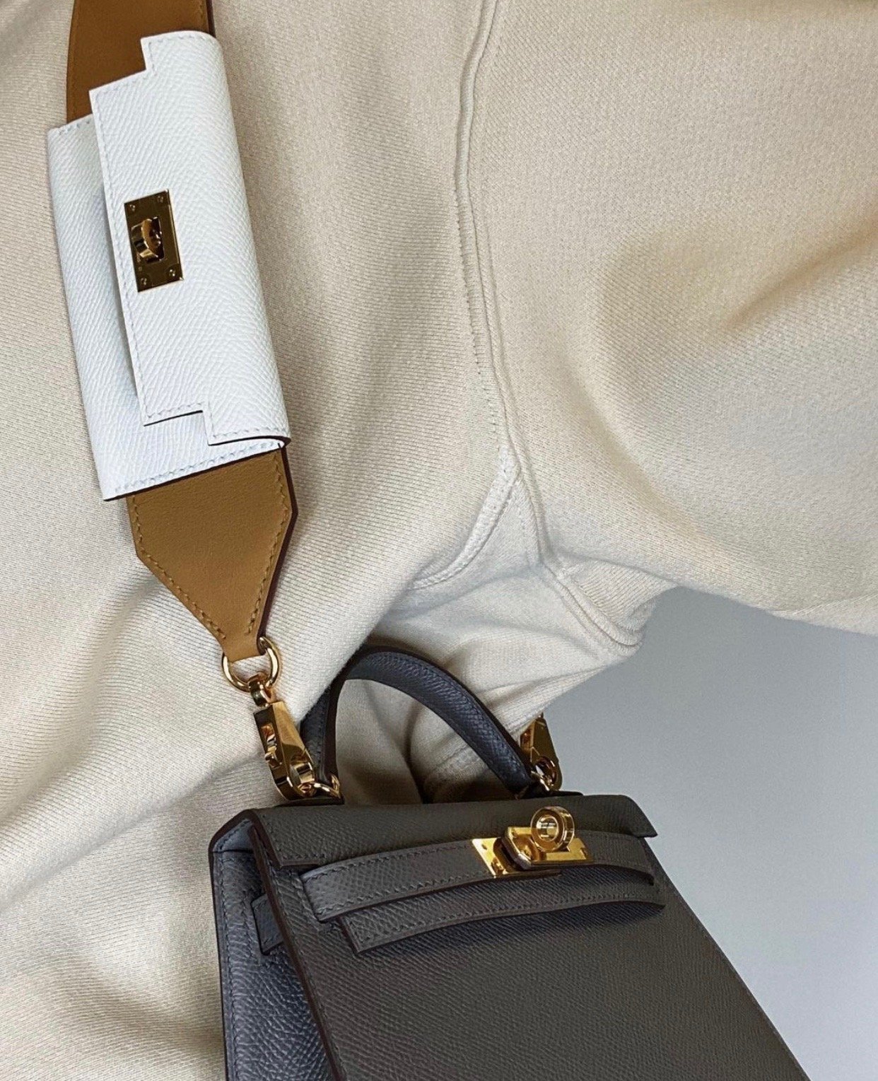 Dear PurseBop: What is the Best Shoulder Strap Length on a Hermès Mini Kelly  to Wear it Crossbody??