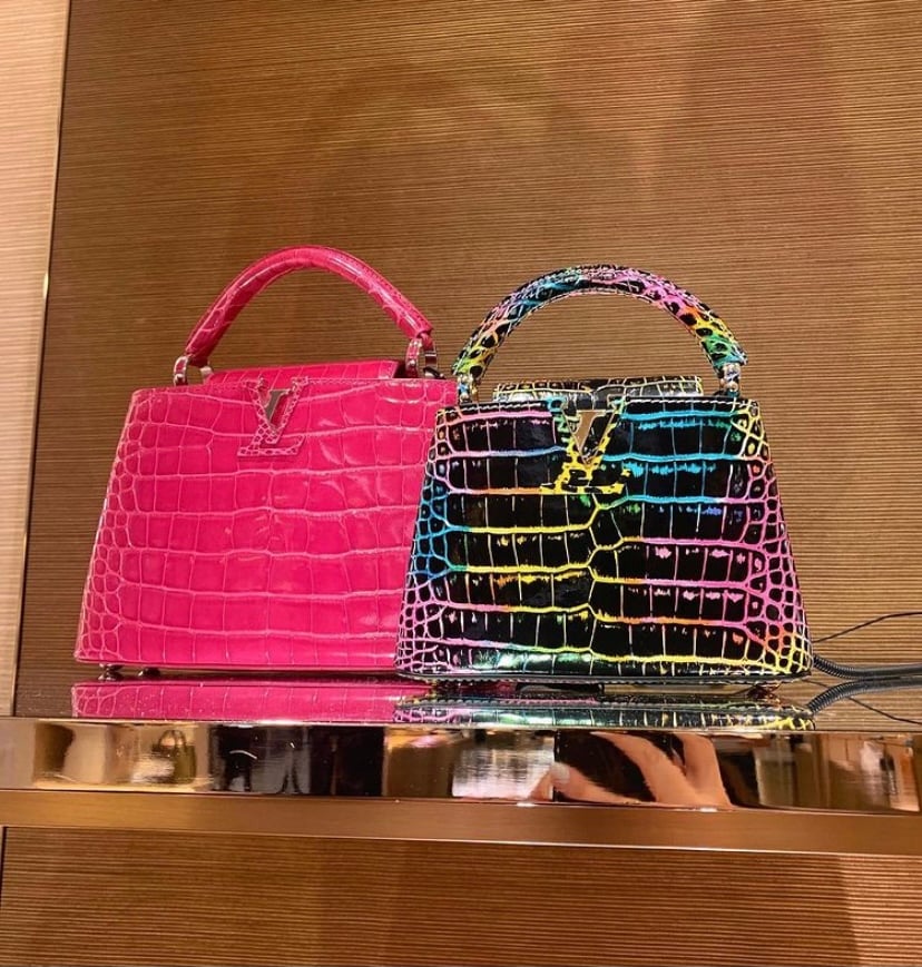 Louis Vuitton Capucines Bags in Ostrich, Python And Crocodile