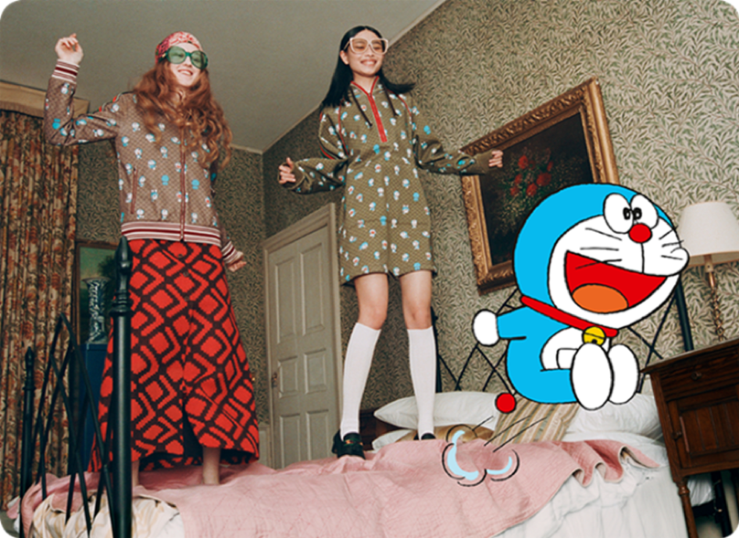 Gucci and Doraemon Come Together to Celebrate a Capsule Collection