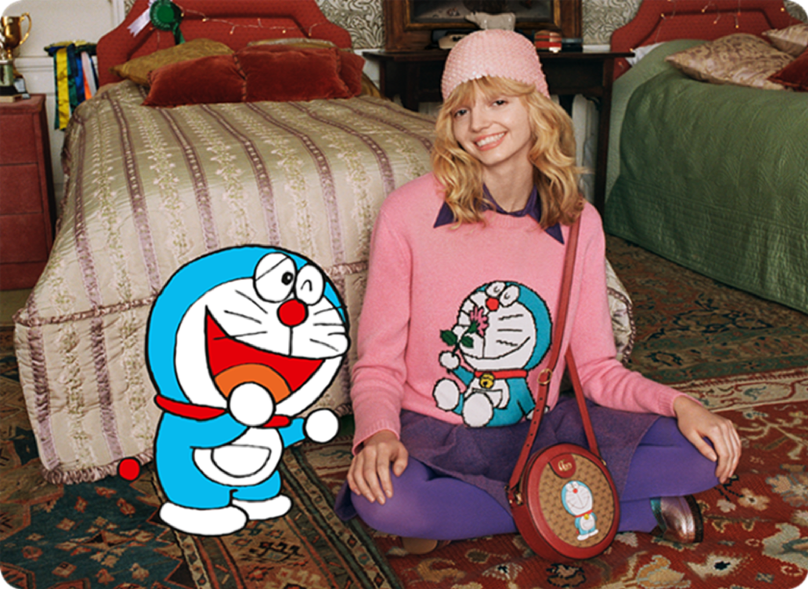 PurseBop Doraemon Collection a Together Celebrate Capsule and Gucci Come | to