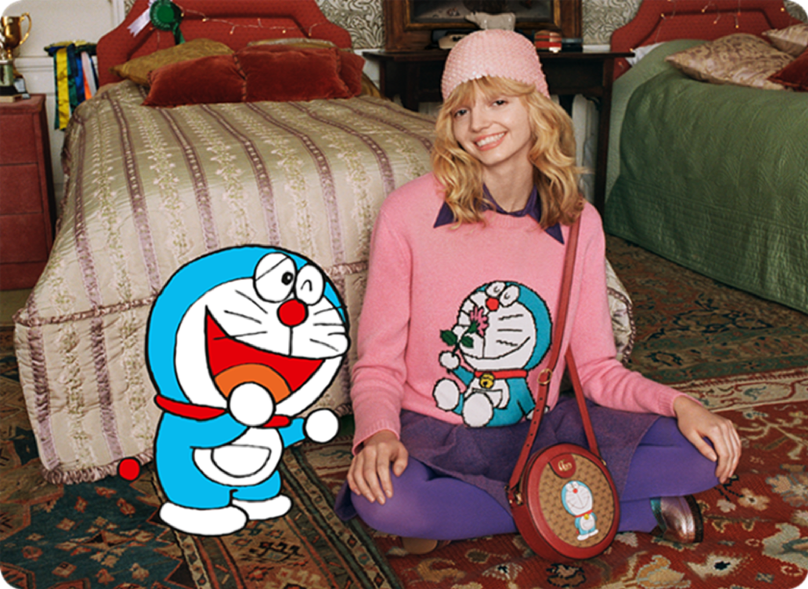 Gucci and Doraemon Come Together to Celebrate a Capsule Collection