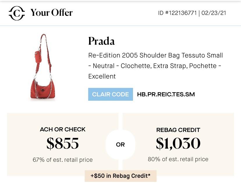 Rebag New Clair App Finds Designer Handbag Resale Price