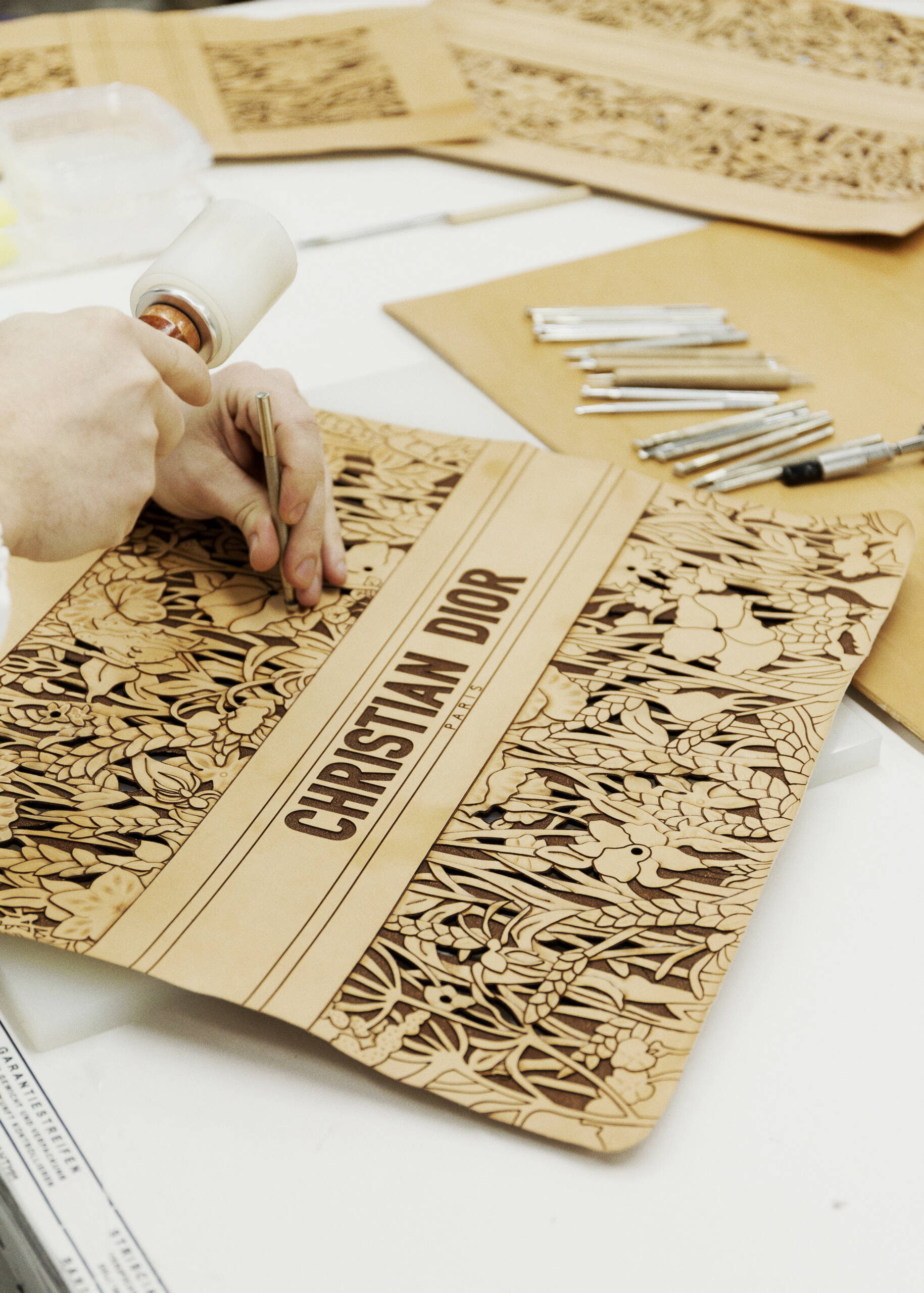 The Making of Dior's New SCULPTED Leather Book Tote