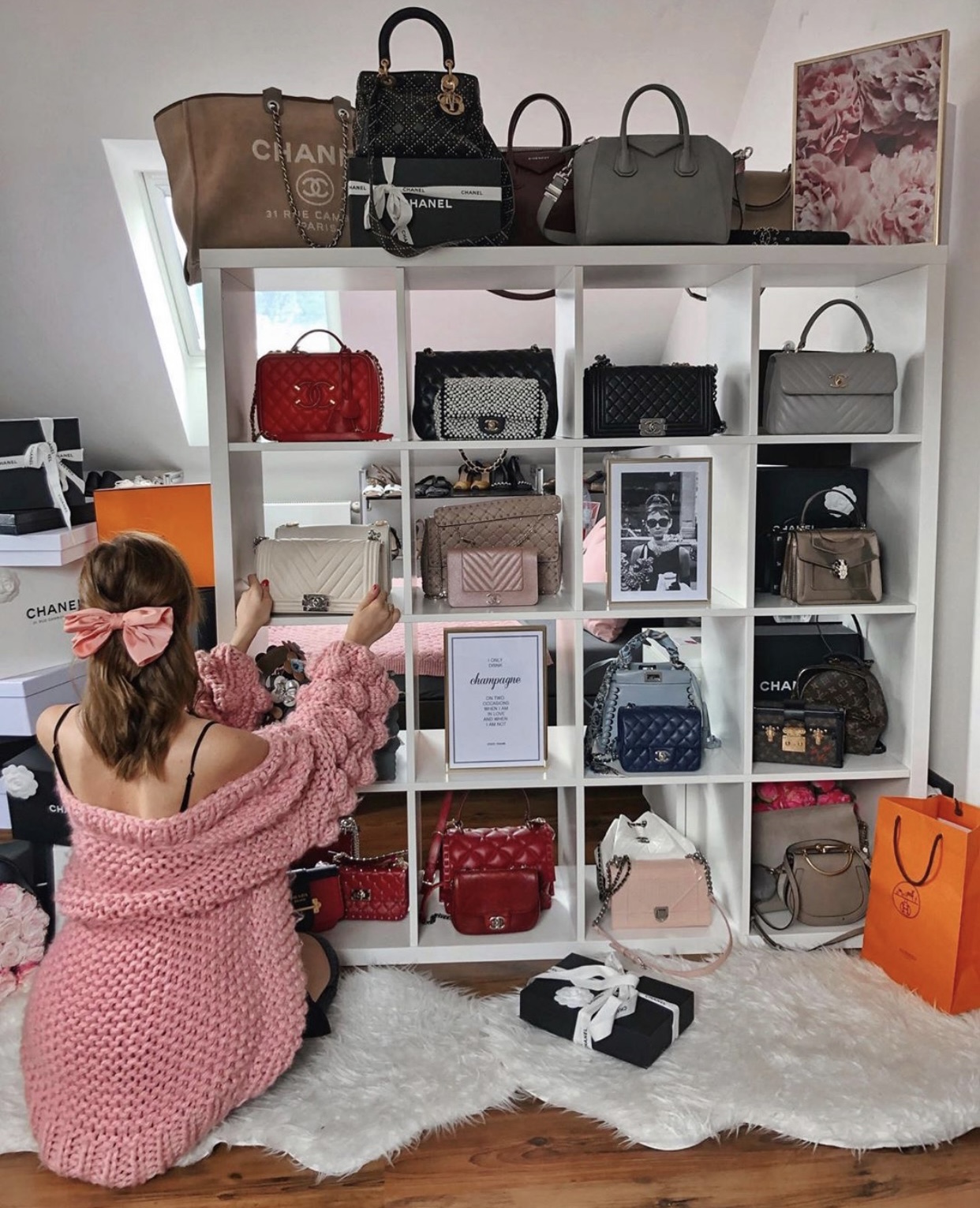 closet luxury bag collection