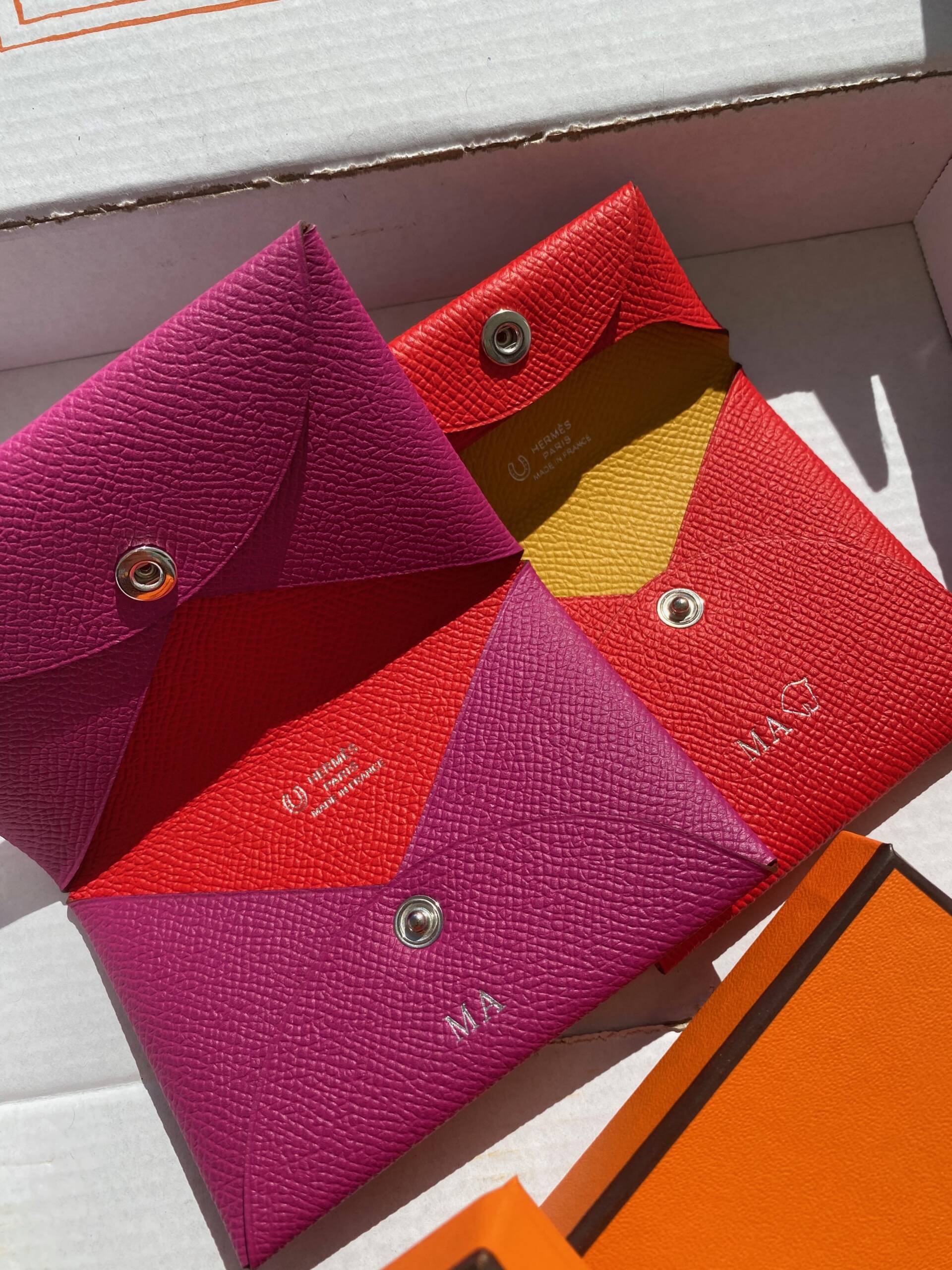 HERMES CALVI DUO REVEAL  VS HERMES CALVI CARD HOLDER 