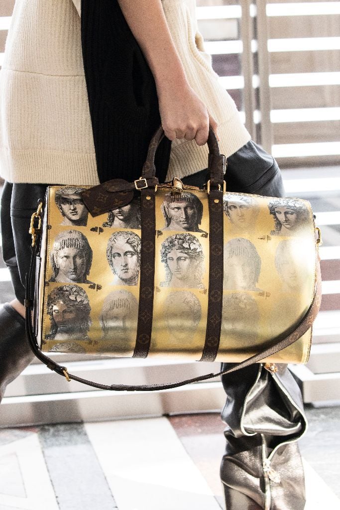 Louis Vuitton Classics Get an Ancient Greek Makeover for Fall 2021 -  PurseBop
