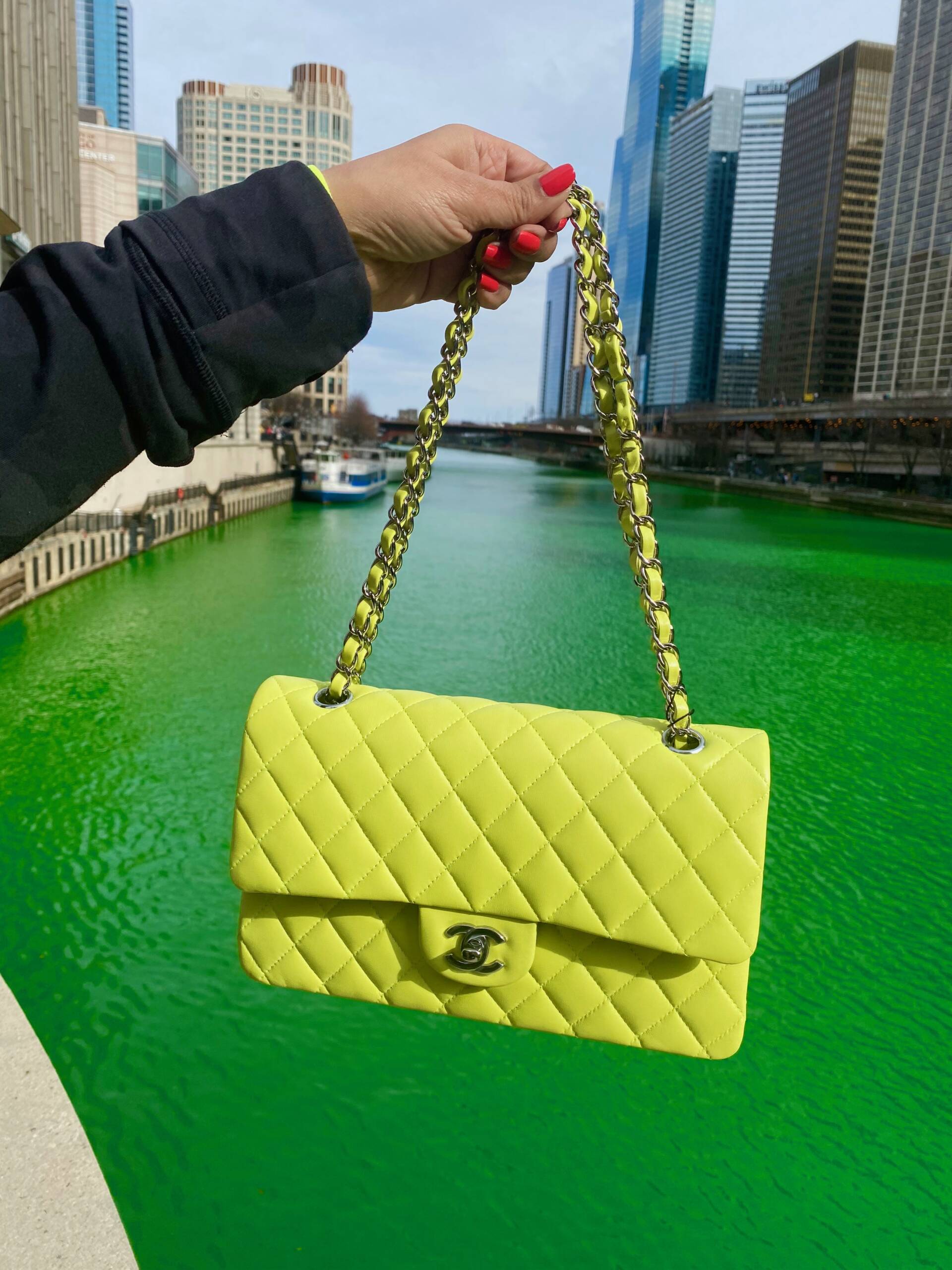 Chanel Just Gave Us the Walkable Flats of Our Dreams (and a Neon Green Bag  We Never Knew We Needed)