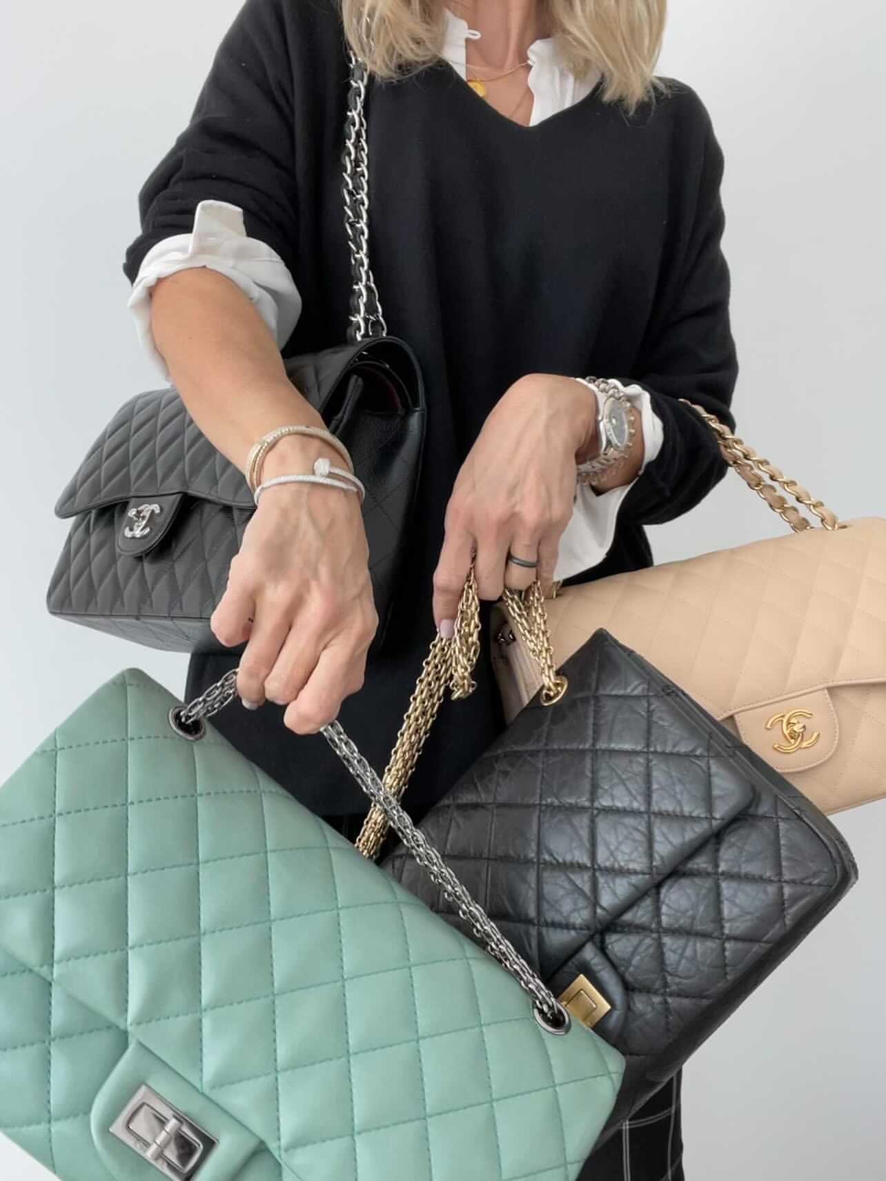 jumbo chanel handbag