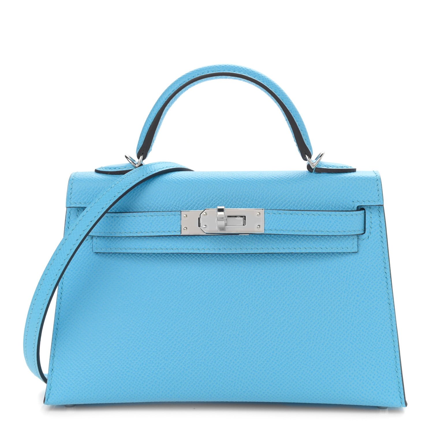 HERMES Evercolor Kelly Retourne 28 Vert Criquet, FASHIONPHILE