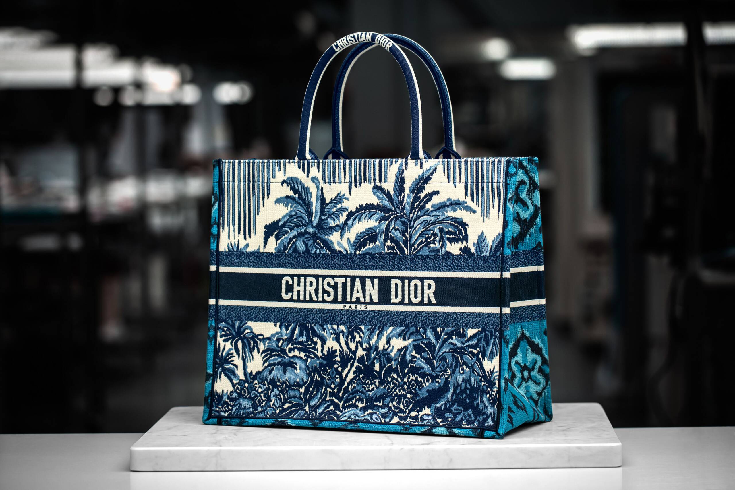 Christian Dior Beach Tote Book Bag