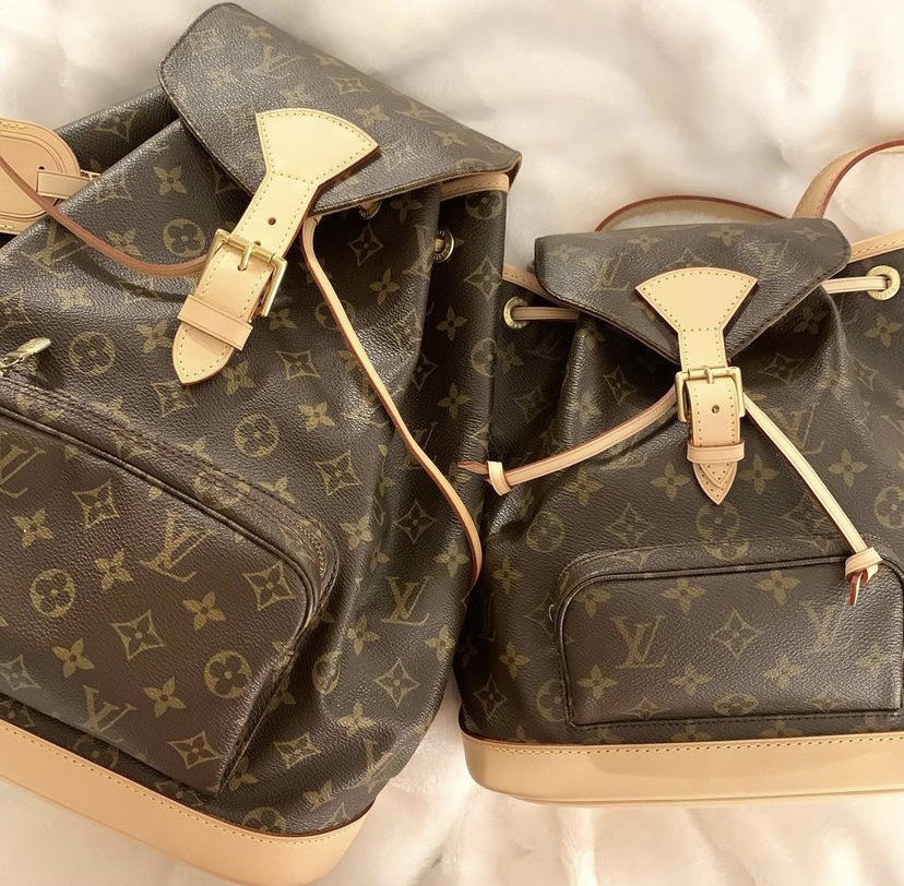 Vintage Louis Vuitton Montsouris Monogram LV BACKPACK Rucksack Travel Purse  School Bag Tote Satchel