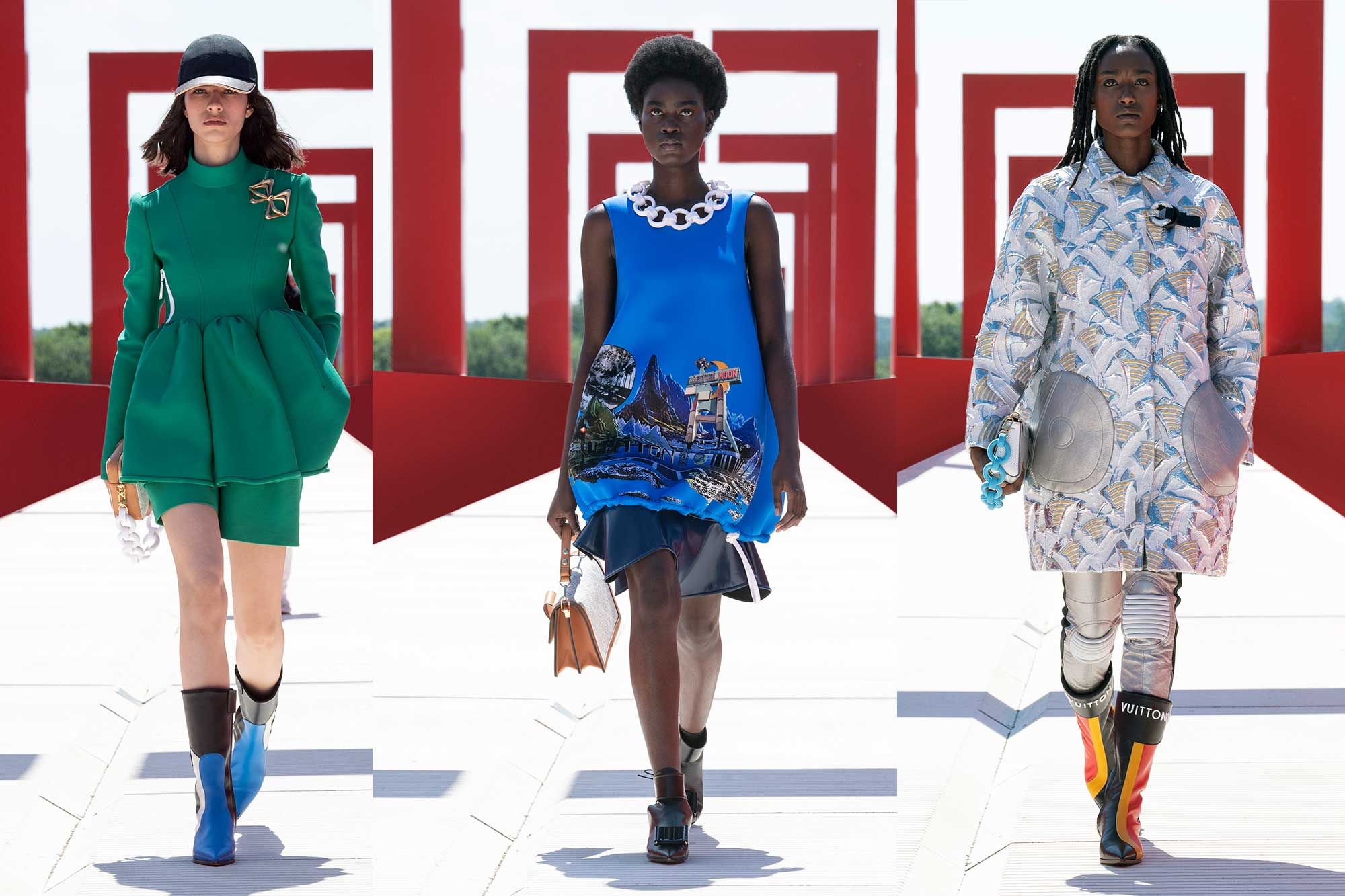 Louis Vuitton Women's Cruise 2022 Shows Optimism and Joyful Colors