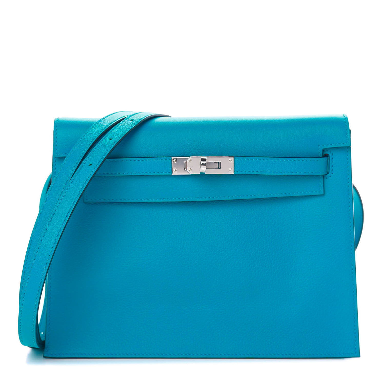 Replica Hermes Kelly Mini II Sellier Tri-color Bag In Red/Rose Extreme/Blue  Epsom Calfskin