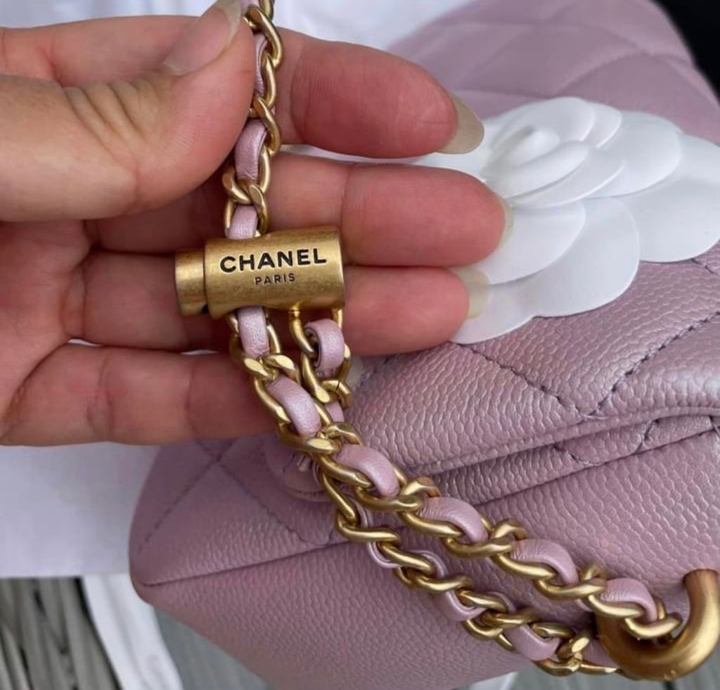 chanel adjustable chain strap